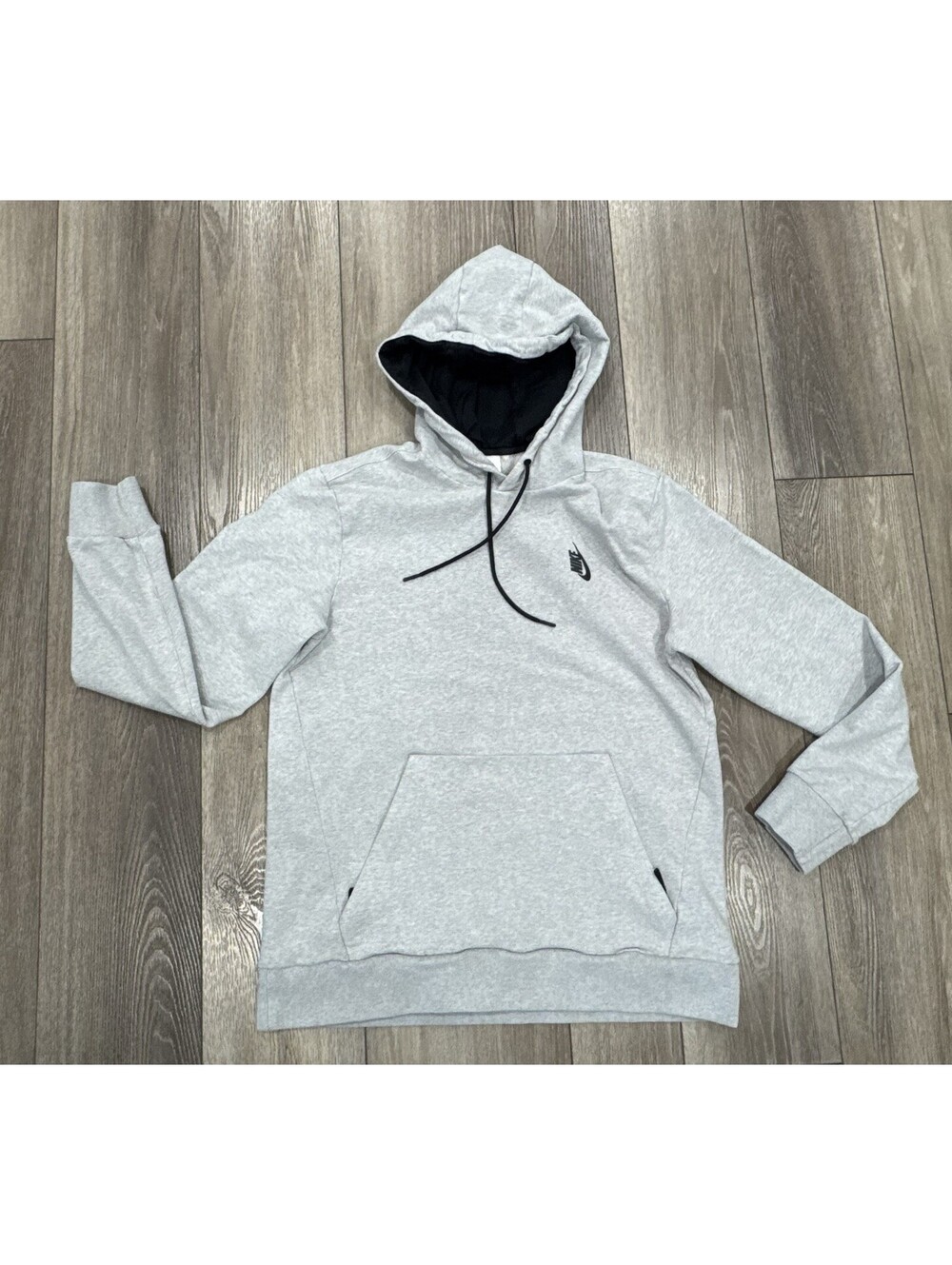 Rare Nike Nikelab Essential PO Hoodie Jumper Jacket Gray Men Size 867226-050 M
